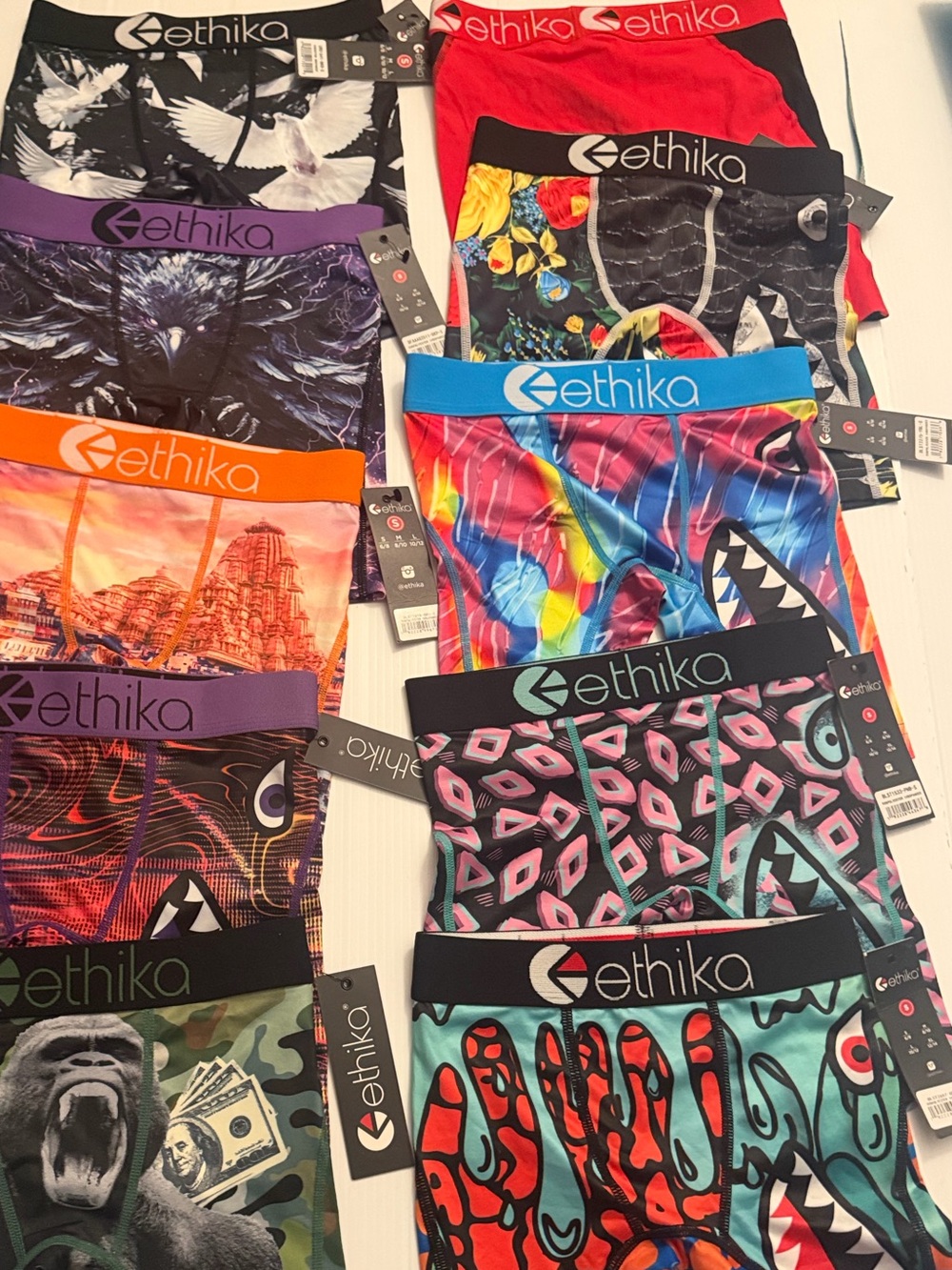 Ethika boys underwear small size ten pair